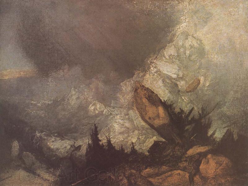 J.M.W. Turner The Fall of an Avalanche in the Grison Norge oil painting art
